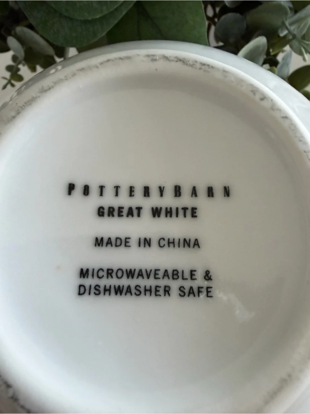 Pottery Barn The Great White Ceramic Pitcher. White.